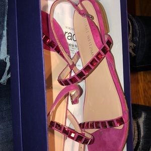 Pink Rhinestone Sandals